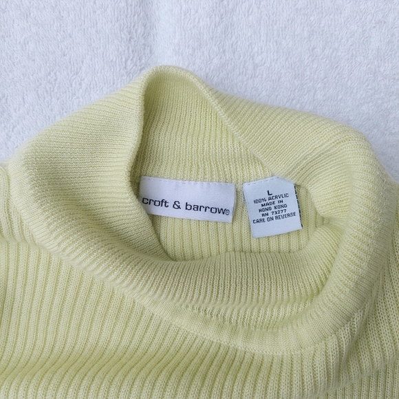 Croft & Barrow Sleeveless Sweater - Picture 3 of 4